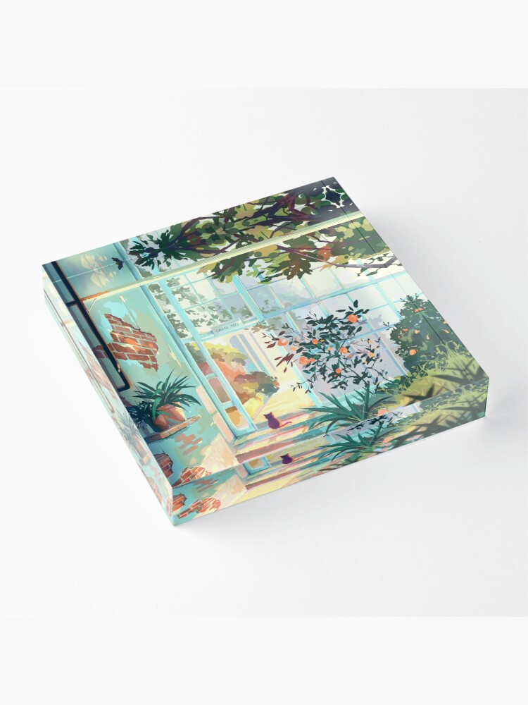 Alternate view of Green House Acrylic Block