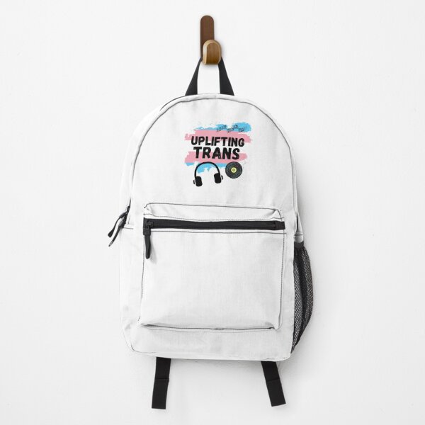 Item preview, Uplifting Trance Trans Flag Edition for LGBTQ+ Music Lovers designed and sold by Nathalie Aynié.