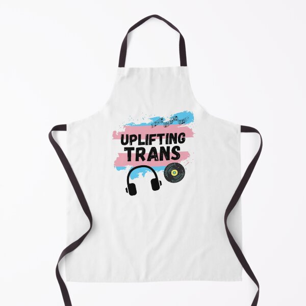 Item preview, Uplifting Trance Trans Flag Edition for LGBTQ+ Music Lovers designed and sold by Nathalie Aynié.