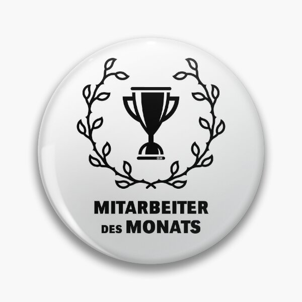 Artikelvorschau, Mitarbeiter Des Monats (Emblem / Auszeichnung / Black) entworfen und verkauft von Roderix.