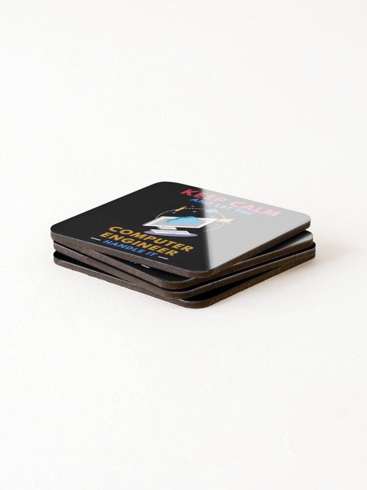Thumbnail 4 of 5, Coasters (Set of 4), Computer Engineer designed and sold by CecileMJ.