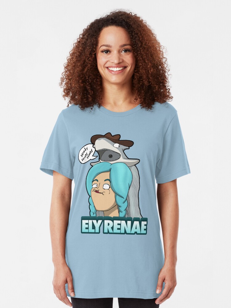 Alternate view of Howdy! It's Ely Renae! Slim Fit T-Shirt