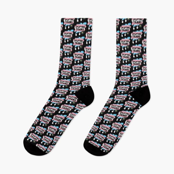 Item preview, Uplifting Trance Trans Flag Edition for LGBTQ+ Music Lovers designed and sold by Nathalie Aynié.
