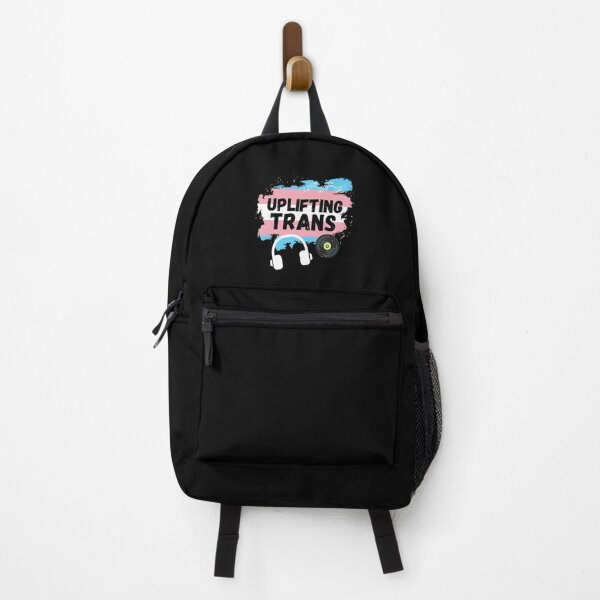 Item preview, Uplifting Trance Trans Flag Edition for LGBTQ+ Music Lovers designed and sold by Nathalie Aynié.