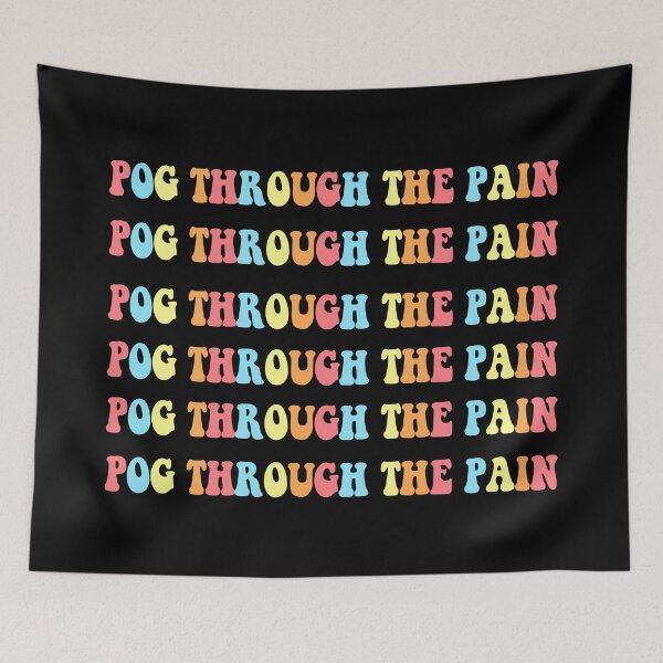 Item preview, Pog Through The Pain memes designed and sold by RedJazz.