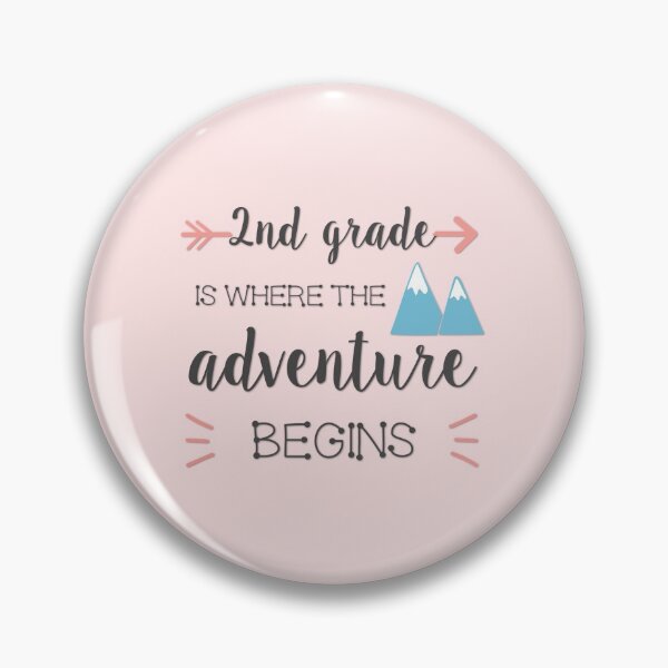 Item preview, 2nd Grade is Where the Adventure Begins designed and sold by designed2teach.