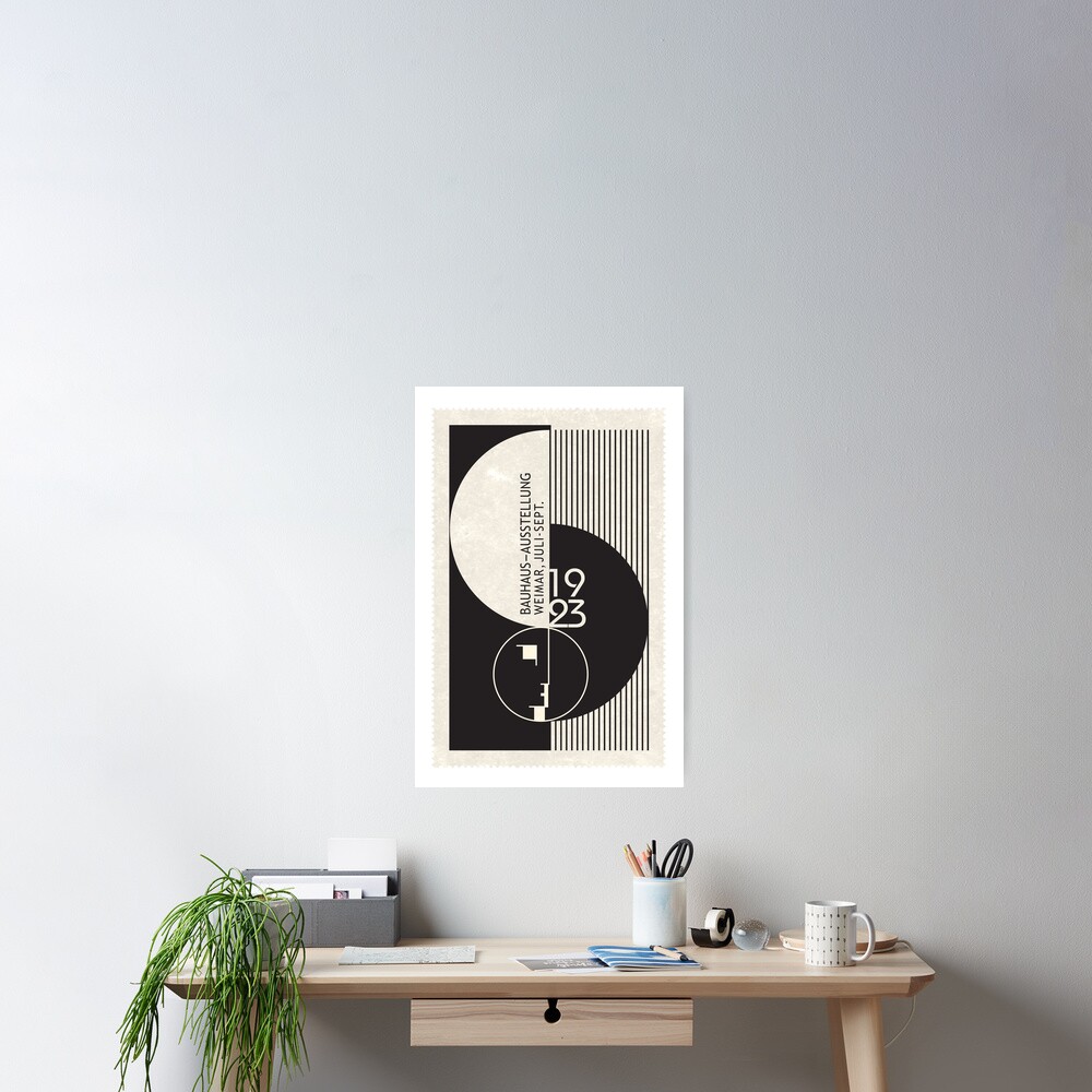 Bauhaus Exhibition Art Poster