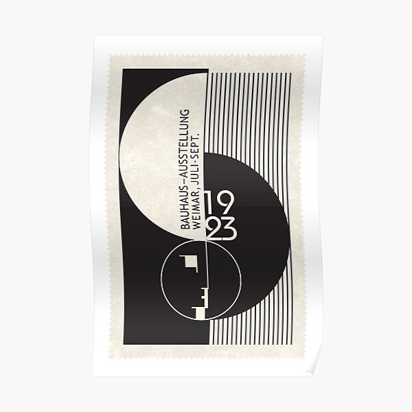 Bauhaus Exhibition Art Poster