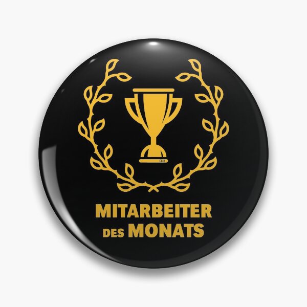 Artikelvorschau, Mitarbeiter Des Monats (Emblem / Auszeichnung / Gold) entworfen und verkauft von Roderix.