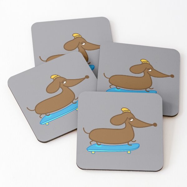 Item preview, Patineta Skater Dachshund designed and sold by spontania.