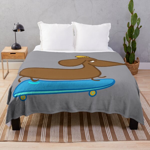 Item preview, Patineta Skater Dachshund designed and sold by spontania.