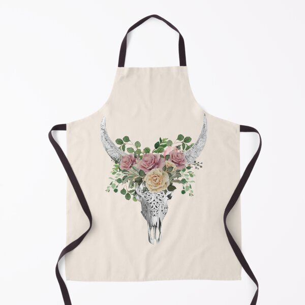 Item preview, Roses Watercolor Skull and Crown floral, boho chic designed and sold by Collagedream.