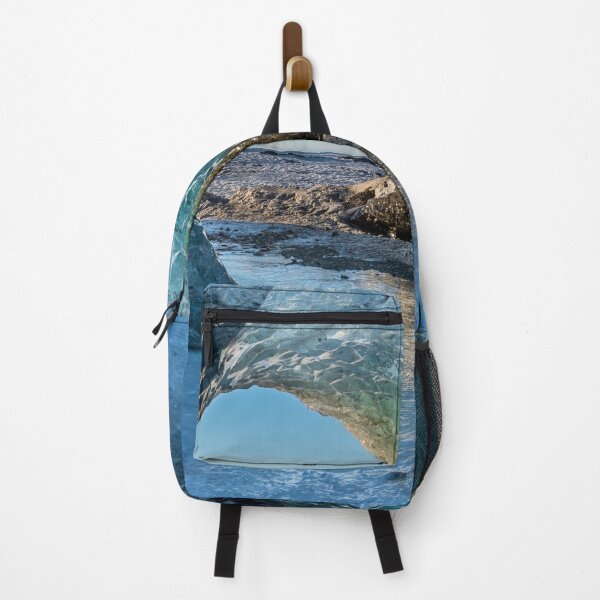 Item preview, Ice cave at sunrise in Breiðamerkurjökull glacier designed and sold by Flottmynd.