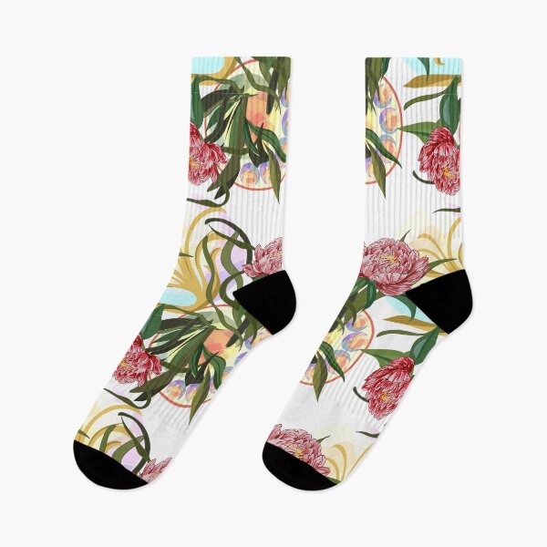 Item preview, Peony pattern designed and sold by haus-of-threads.