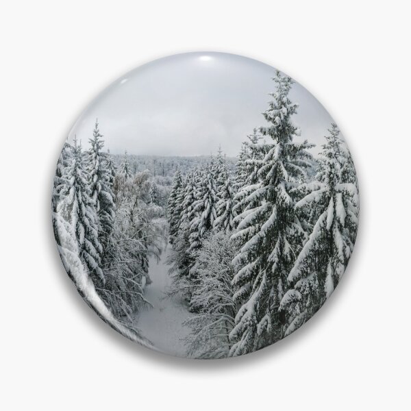 Item preview, Panoramic view from drone of snowy forest in Vosges mountains, Alsace, France. designed and sold by Alexander Sorokopud.