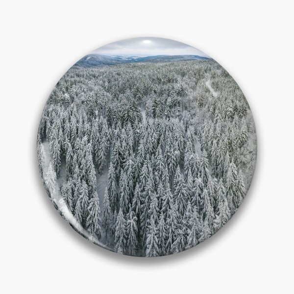Item preview, Panoramic view from drone of snowy forest in Vosges mountains, Alsace, France. designed and sold by Alexander Sorokopud.