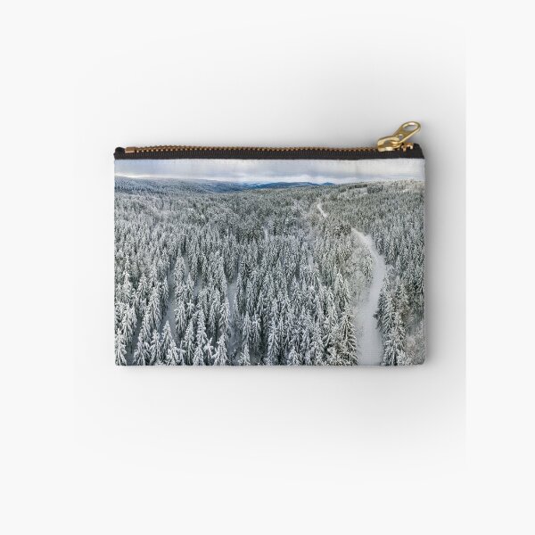 Item preview, Panoramic view from drone of snowy forest in Vosges mountains, Alsace, France. designed and sold by Alexander Sorokopud.