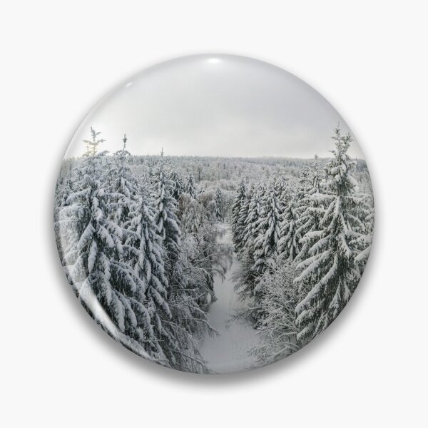 Item preview, Panoramic view from drone of snowy forest in Vosges mountains, Alsace, France. designed and sold by Alexander Sorokopud.