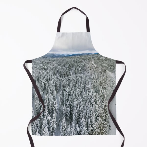 Item preview, Panoramic view from drone of snowy forest in Vosges mountains, Alsace, France. designed and sold by Alexander Sorokopud.