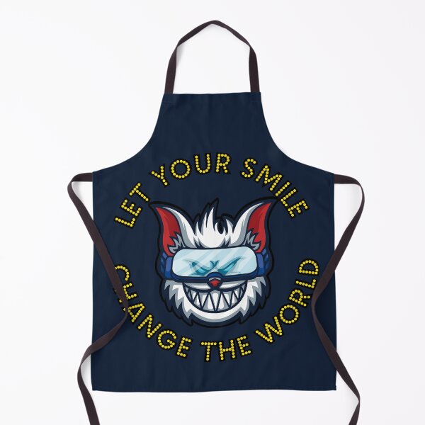 Item preview, Let Your Smile Change The World - Cheeky Gaming White Cat designed and sold by NoMatterLab.