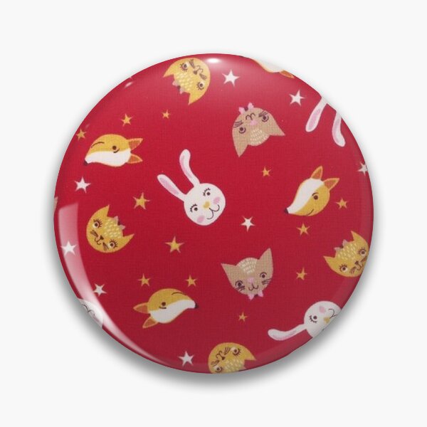 Item preview, Fox cats rabbits, red background designed and sold by jwebmarket.