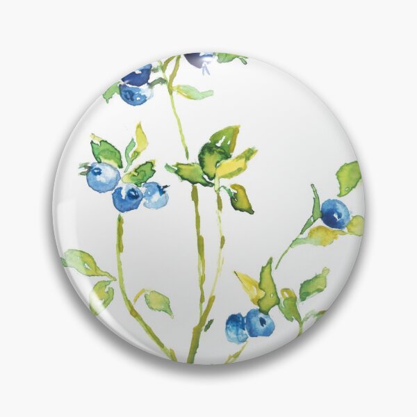 Artikelvorschau, Wild Blaubeer Aquarell Original entworfen und verkauft von BeeTartprints.