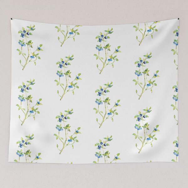 Item preview, Wild blueberry watercolor original designed and sold by BeeTartprints.