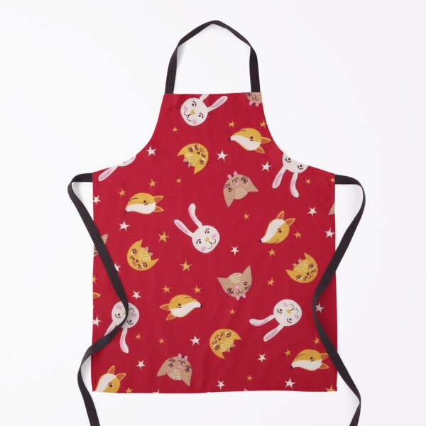 Item preview, Fox cats rabbits, red background designed and sold by jwebmarket.