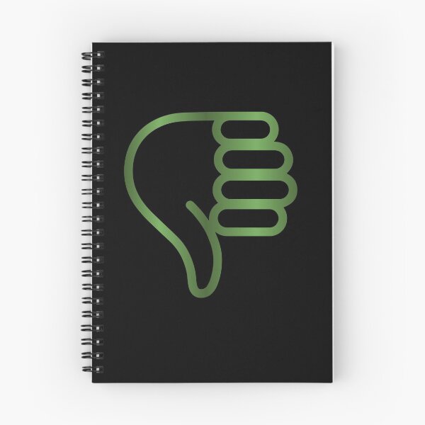 Item preview, Thumbs Down Design green designed and sold by Paula Helit.