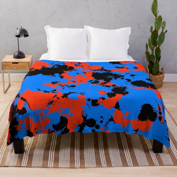 Item preview, Red and Blue Blackout Paint Splatter designed and sold by BigTexFunkadelic.