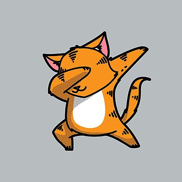 Artwork thumbnail, Dabbing Cat by Tobe Fonseca®