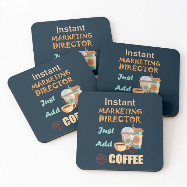 Item preview,  Instant marketing director just add to me coffee, funny coffee lovers marketing director job ,marketing director humor, marketing director joke, marketing director meme, designed and sold by SGS-.