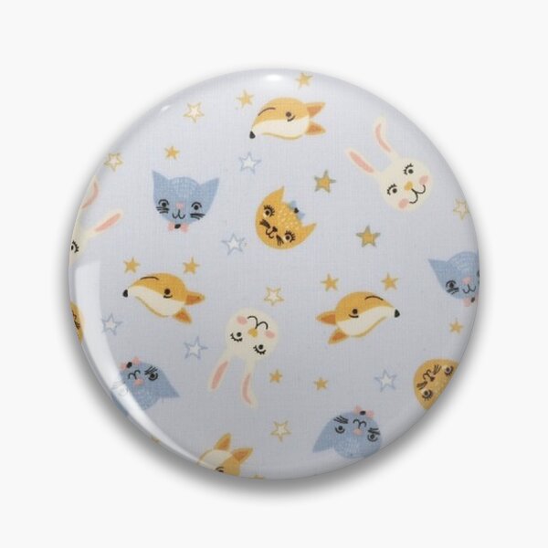 Item preview, Fox cats rabbits, light blue background designed and sold by jwebmarket.