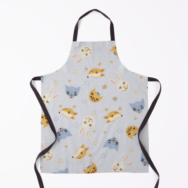 Item preview, Fox cats rabbits, light blue background designed and sold by jwebmarket.