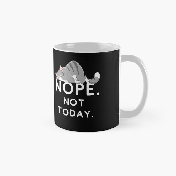 Item preview, Nope Not Today Funny Cat Lazy Nap Sleeping designed and sold by Emerg-Apparel.
