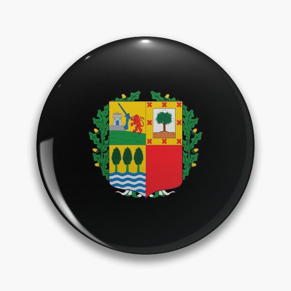 Item preview, pais vasco flag coat of arms designed and sold by mikoala50.