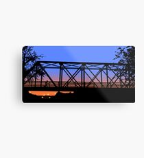 One Tree Hill Bridge Metal Print