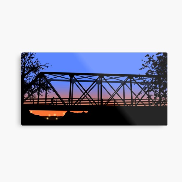 One Tree Hill Bridge Metal Print