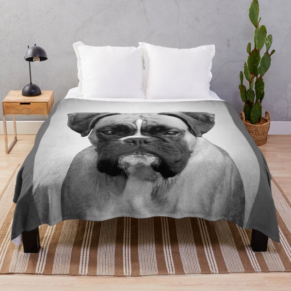 Item preview, Boxer dog - BW Vintage - D10 designed and sold by DecoVintage.