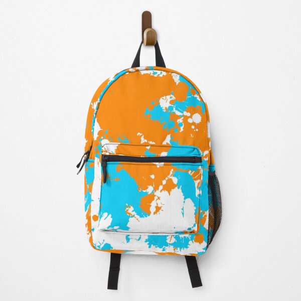 Item preview, Blue Orange and White Paint Splatter designed and sold by BigTexFunkadelic.