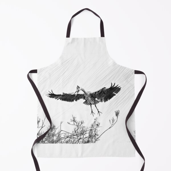Item preview, Grey heron drawing designed and sold by pietrofoto.