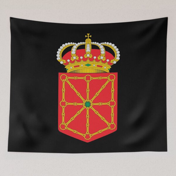 Item preview, navarra flag coat of arms designed and sold by mikoala50.