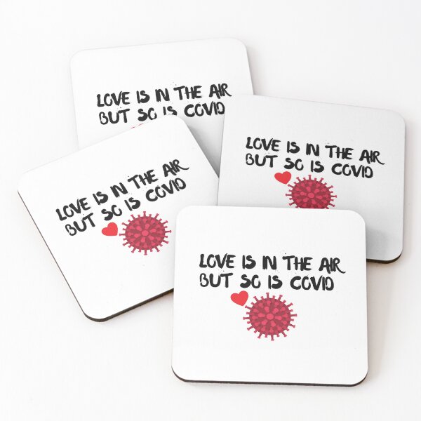 Item preview, Love Is In The Air But So Is Covid designed and sold by Bend-The-Trendd.