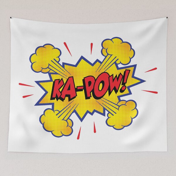 Item preview, KA-POW! Comic Style Text (White) designed and sold by STUDIO-72.