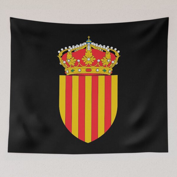 Item preview, cataluña flag coat of arms designed and sold by mikoala50.