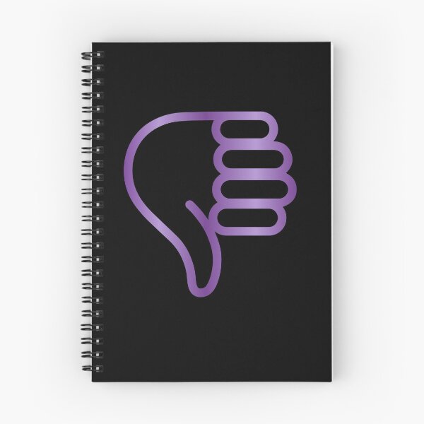 Item preview, Thumbs Down Design purple designed and sold by Paula Helit.