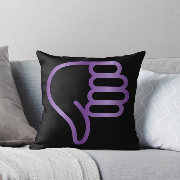 Item preview, Thumbs Down Design purple designed and sold by Paula Helit.