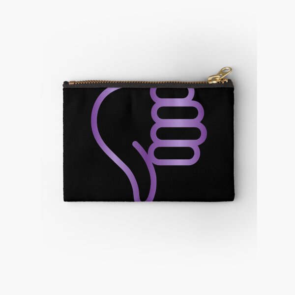 Item preview, Thumbs Down Design purple designed and sold by Paula Helit.
