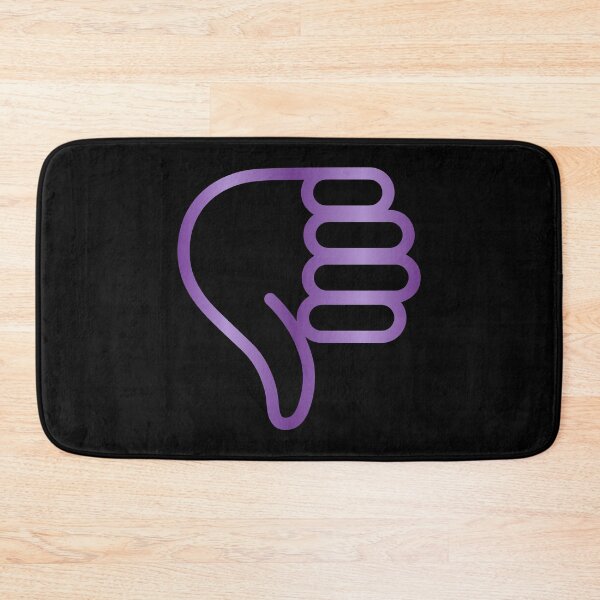 Item preview, Thumbs Down Design purple designed and sold by Paula Helit.