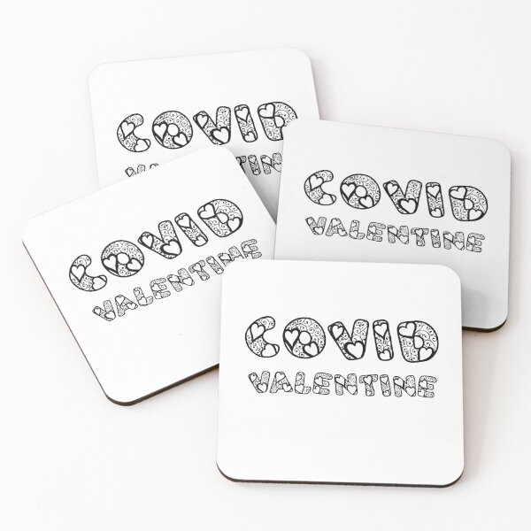 Item preview, Covid Valentine White designed and sold by DamaliePierre.